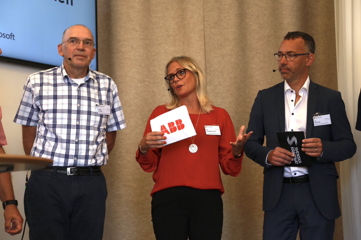 ABBSverige's tweet photo. Kan Sverige fortsätta vara ledande och  accelerera energiomställningen? ”Jag är hoppfull, för tekniken finns. Vi har också ett unikt samarbetsklimat i Sverige som bidrar till att vi kan komma fram med ny teknik”. @PiaBrantgarde på energiseminarium hos @MicrosoftSec #almedalen https://t.co/PGtTTdpU6d