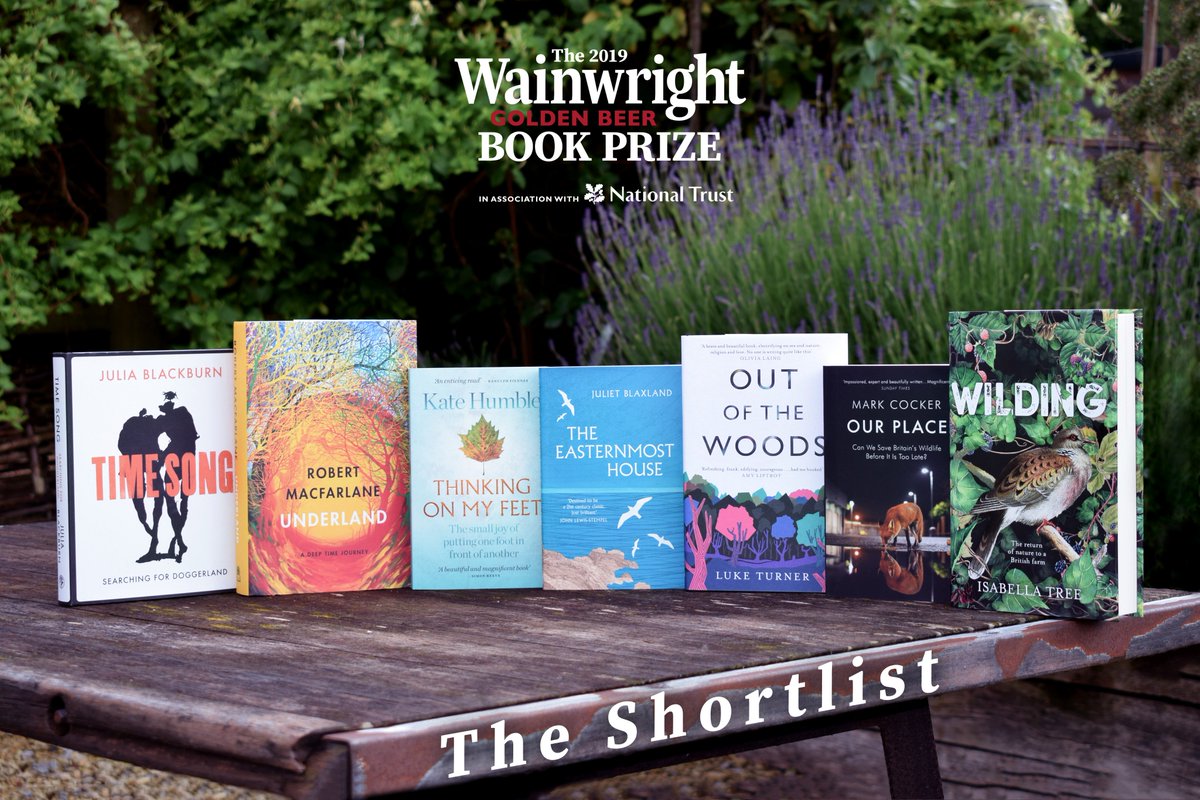 wainwrightprize's tweet photo. The 2019 Shortlist
#TimeSong - @jblackburnbooks
#Underland - @RobGMacfarlane
#ThinkingOnMyFeet - @katehumble
#TheEasternmostHouse - @JulietBlaxland
#OutOfTheWoods - @LukeTurnerEsq
#OurPlace - @MarkCocker2
#Wilding - @isabella_tree
https://t.co/PmR6XipWDg
#WainwrightPrize19 https://t.co/ZV9fYC25is