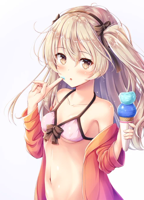 夏コミの新刊の愛里寿ちゃん本は、おそらく脱稿したので多分コミケ当日お披露目できます。記念に表紙のボツ案その2に色つけました #ガルパン 