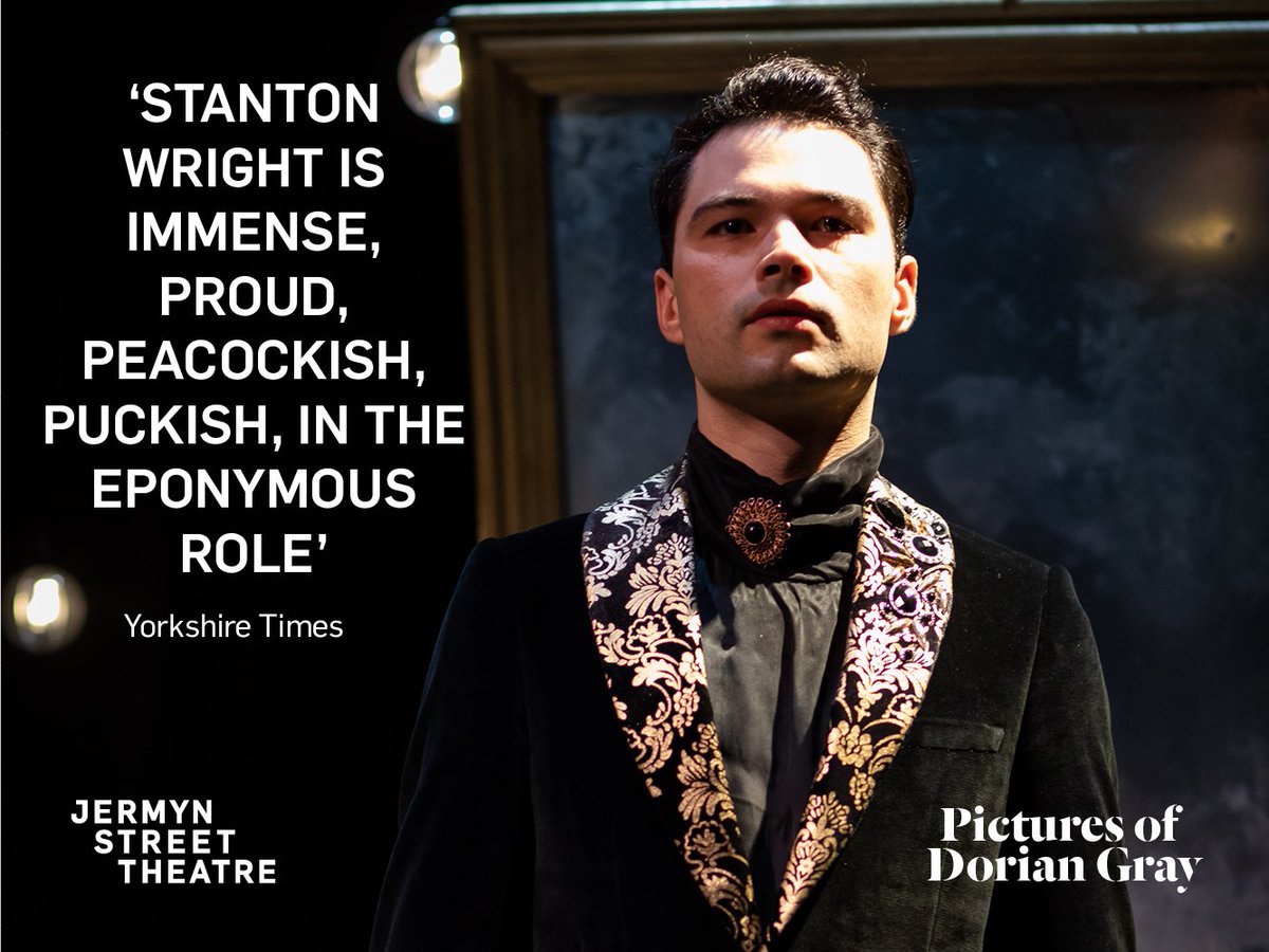 Our final #TwoShowTuesday of #JSTDorianGray begins with #PictureA at 3:30pm! 

Grab an🍦 &amp; watch <a href="/Dstantonwright/">Stanton Wright</a> as DORIAN GRAY with <a href="/curlykeightley/">richard keightley</a> as Lord Wotton! 

🏳️‍🌈 £10 tix for under-30s!*
🏳️‍🌈£20 tix for concessions!* 

*Only available by phone - 020 7287 2875!