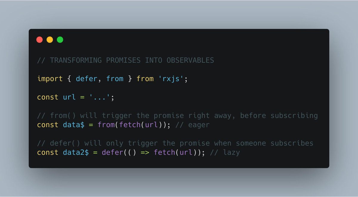 My tip on #rxjs 🙌