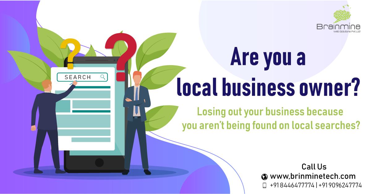 Brainminetechin's tweet photo. Are you a #localbusiness owner? Losing out your business because you arenβt being found on local searches?
Stay visible to your customers locally through a vital strategy designed specifically for you at #Brainmine.
More info https://t.co/AG8B7EBOU8
#LocalSearches #Digitalexpert https://t.co/L6jo27cWwn