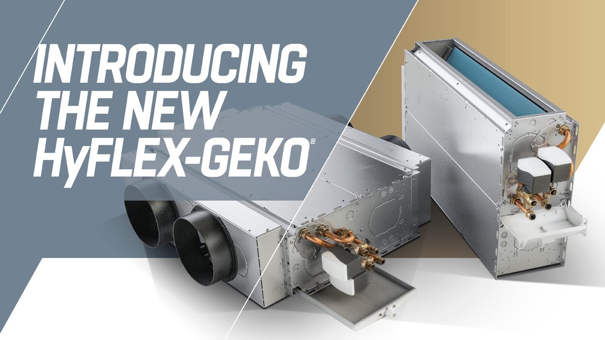 FläktGroup on Twitter "The NEW HyFlexGeko® fan coil unit from 