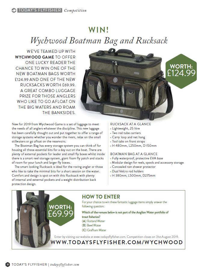 Wychwood Boatman & Bankman Game Bags & Luggage NEW RANGE FOR 2019 