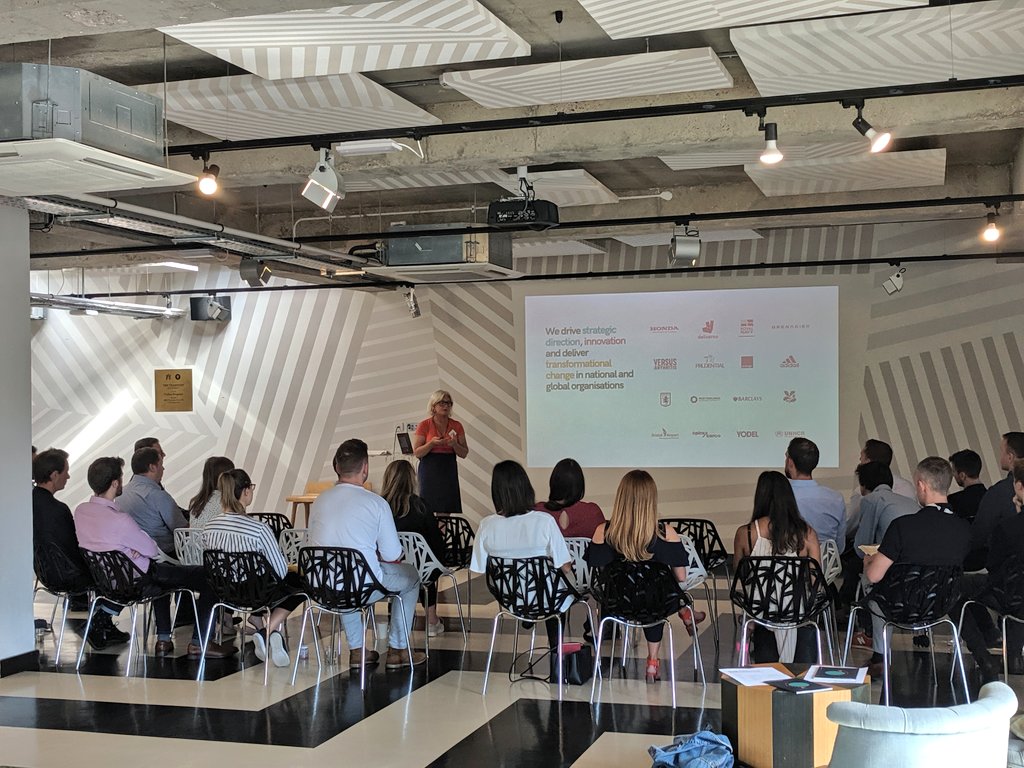 WeAreGreatState's tweet photo. Delighted to be kicking off our 'Delivering more personal experiences' breakfast seminar this morning with a quick intro from @MiraGlover 👇🏼 #CustomerExperience #personalisation https://t.co/zEoncmahRZ