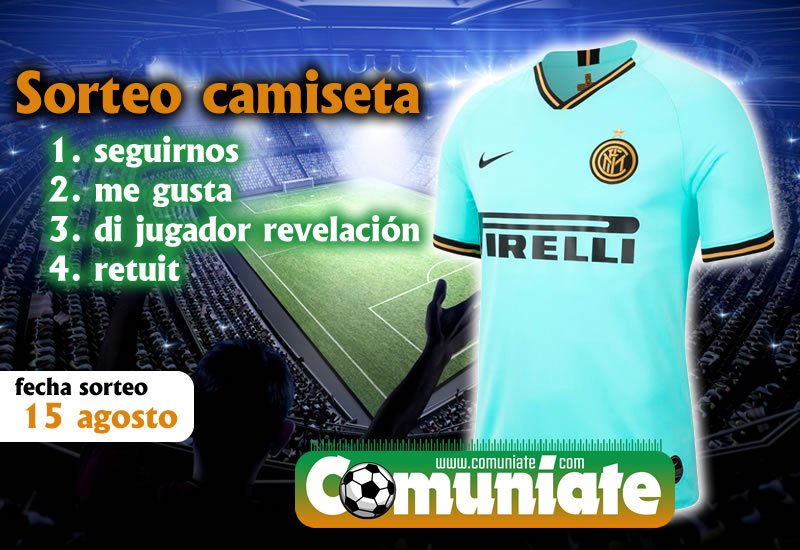 🌟🌟🌟🌟🌟
NUEVO SORTEO
👇👇👇👇👇

Sorteamos la que consideramos camiseta más bonita de esta temporada.
La segunda del Inter de Milán

1⃣Seguirnos
2⃣❤️ Me gusta
3⃣ 🔃 Retuit
4⃣ Comentar tu apuesta por el que será jugador revelación 19/20

Suerte a todos!!