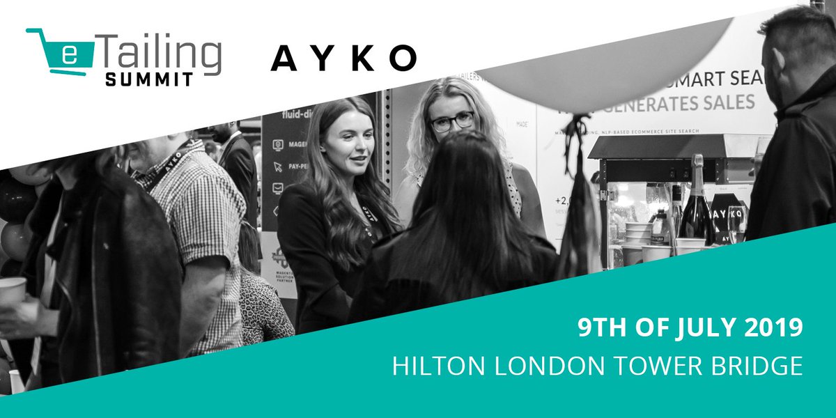 weareayko's tweet photo. Just 1 week to go until @EtailingSummit! 
AYKO is full-service digital eCommerce agency available to chat about your eCommerce requirements. #eTailingSummit #ecommerceagency #fullserviceagency #magentoagency https://t.co/ffK3XvyFyy