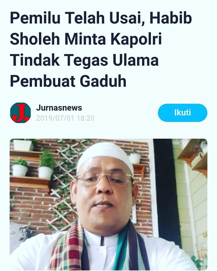 Mau tanya ke Naen @ustadtengkuzul  ; Apakah Habib ini ANTI ISLAM??
Habib ini MEMGKRIMINALISASI ULAMA??
Temannya seperti @sosmedbw @fadlizon @andre_rosiade @Dahnilanzar @aagym @Gerindra @Baretputiih @FPI_isback