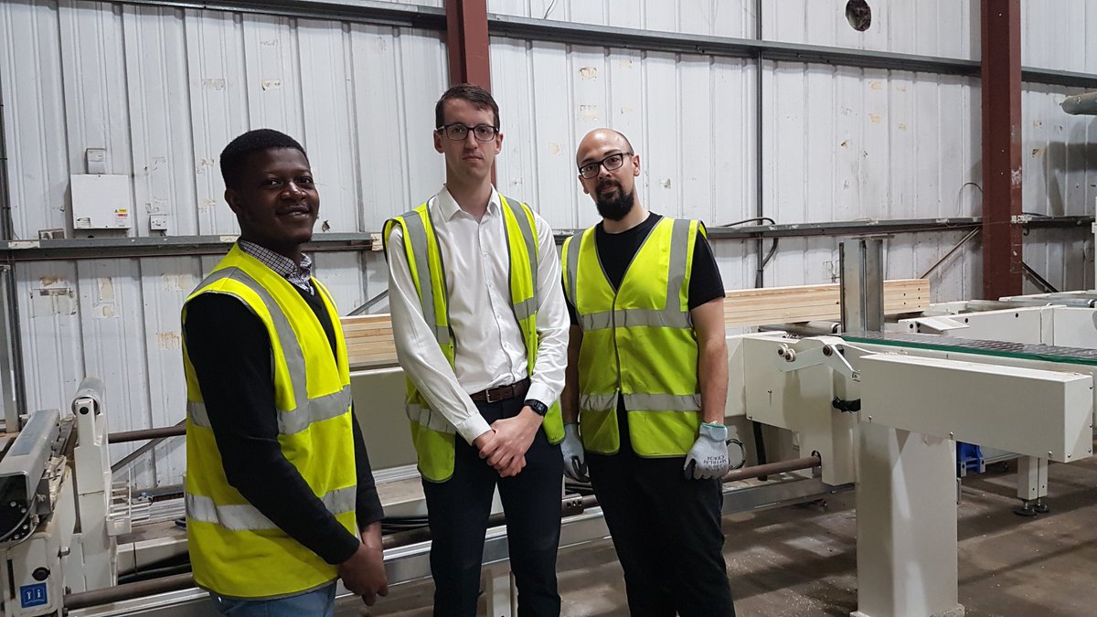 Last week Dr Sotayo (@bunmiadeayo) <a href="/livunieng/">School of Engineering LivUni</a> visited LBC Hardwoods to observe and document the process of manufacturing the Adhesive Free Laminated Timber (AFLT) beams and Adhesive Free #CLT panels as part of <a href="/AFTBuildings/">Adhesive-Free Timber Buildings</a>! #Sustainable #Green

More Info: bit.ly/2J7VFr4