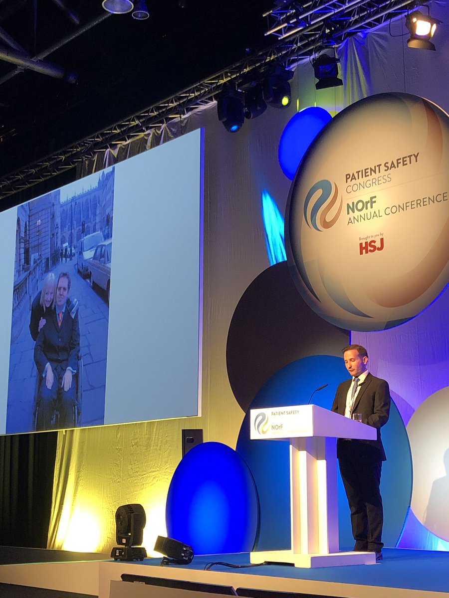 HSJptsafety's tweet image. Wishing @SueJone91569065 an efficient recovery as #HSJPatientSafety Congress Chair @ShaunLintern reads her son, Nicholas’ story. A story we must all learn from, and a story that should make us all drive change. #avoidableharm #patientsafety