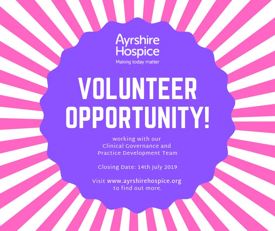 Ayrshire hospice job vacancies
