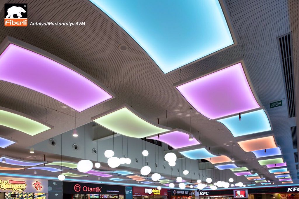 Markantalya Avm için hazırladığımız özel tavan armatürleri.

Special decorative products for Markantalya shopping center.

#led #ledlighting #fiberli #lightingdesign #Lights