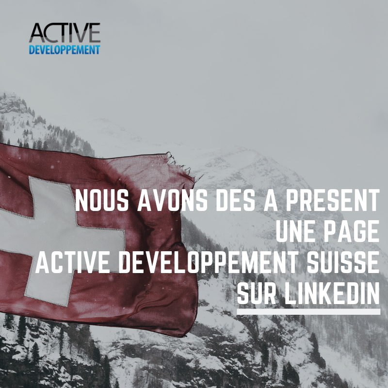actived_'s tweet photo. 💥BREAKING NEWS 💥
#ActiveD est à la conquête de la #Suisse en lançant sa page Linkedin "Active Développement Suisse" 🚀
Suivez nous pour ne rien louper des dernières actualités 😉
👉 https://t.co/DMLINxUUEX https://t.co/gbH9sStBbm
