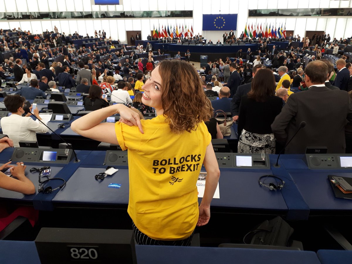 In Strasbourg at the opening session of the European Parliament! I’m here to represent Londoners and work with my fellow @LibDems to #StopBrexit - because the UK must lead not leave the EU. #BollocksToBrexit