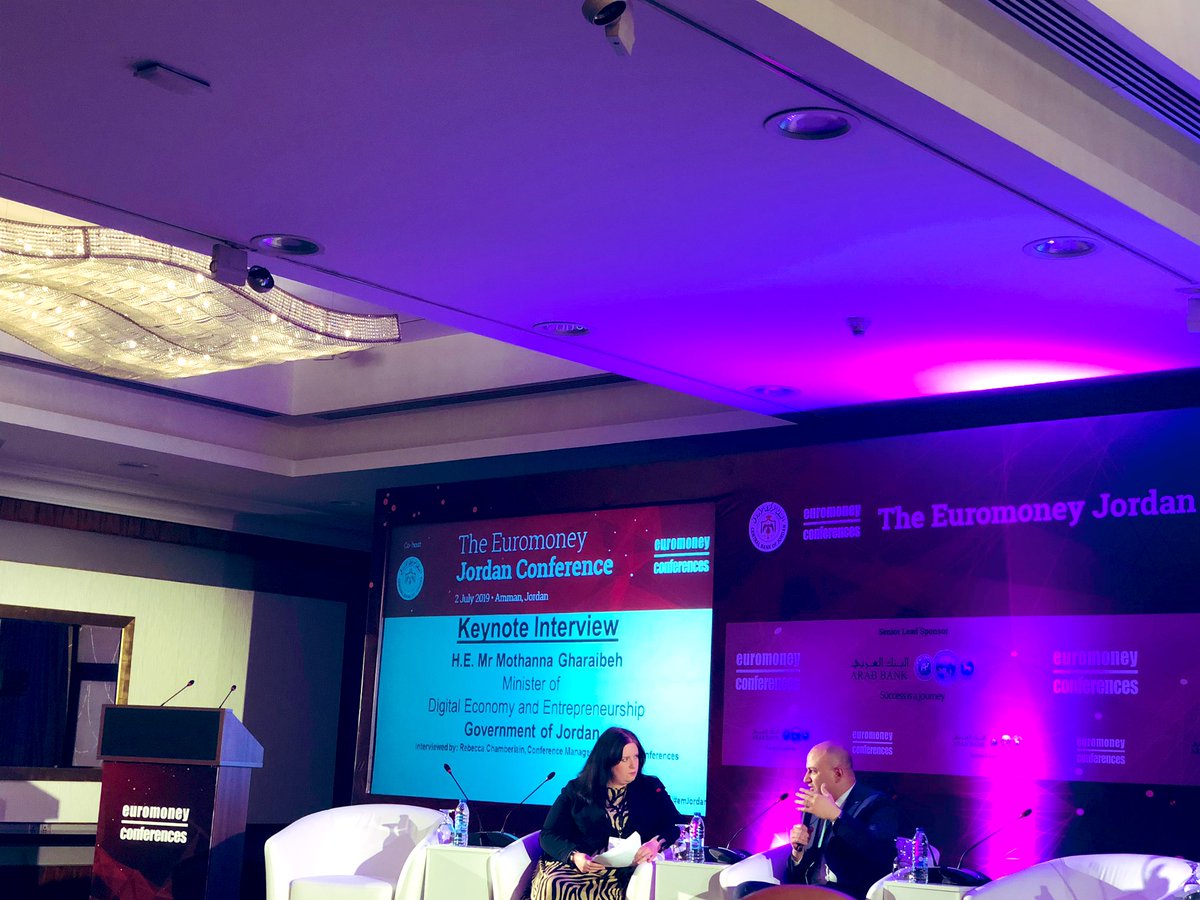 Aloquili's tweet photo. Access to market, access to talent and access to finance that the ministry of digital economy #entrepreneurship will focus on in #Jordan @MothannaGh
@EuromoneyConf #Emjordan @MoDEEJO https://t.co/EEVwAhHxVy