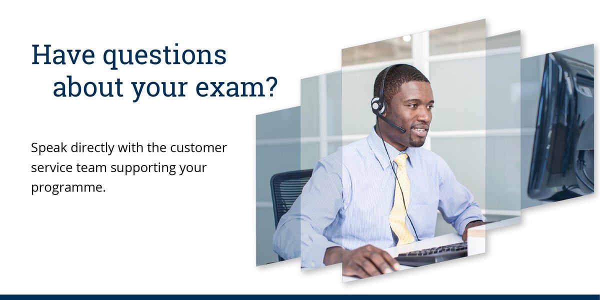 PearsonVUE's tweet image. "Are you a #testtaker? 

Go directly to the test taker #customerservice page. It's the fastest way to connect with the #support team assigned to your #programme. Learn more here:  bit.ly/2GKOJxf"