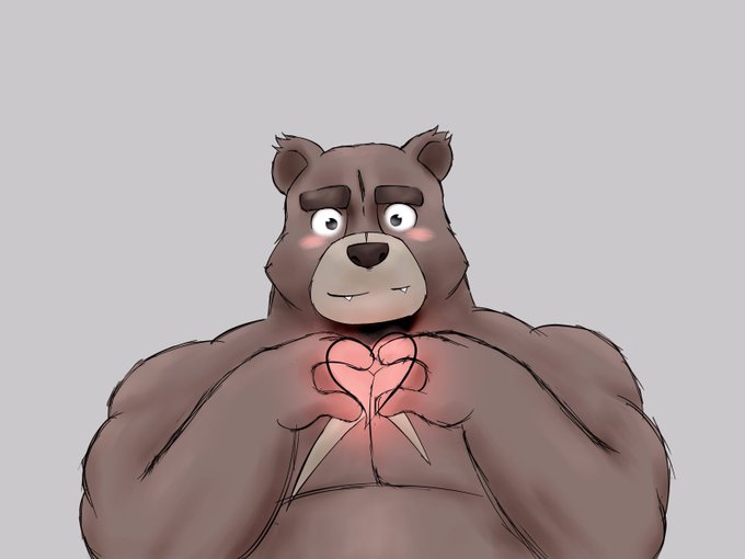Furry bear