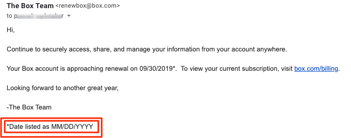 pvk's tweet image. Dear @Box,
You know that the USA is the only country in the word using that fully unlogical date format, don&apos;t you?
Of course, you know it, as you are feeling the need to explain it...
#dateFormat #USA