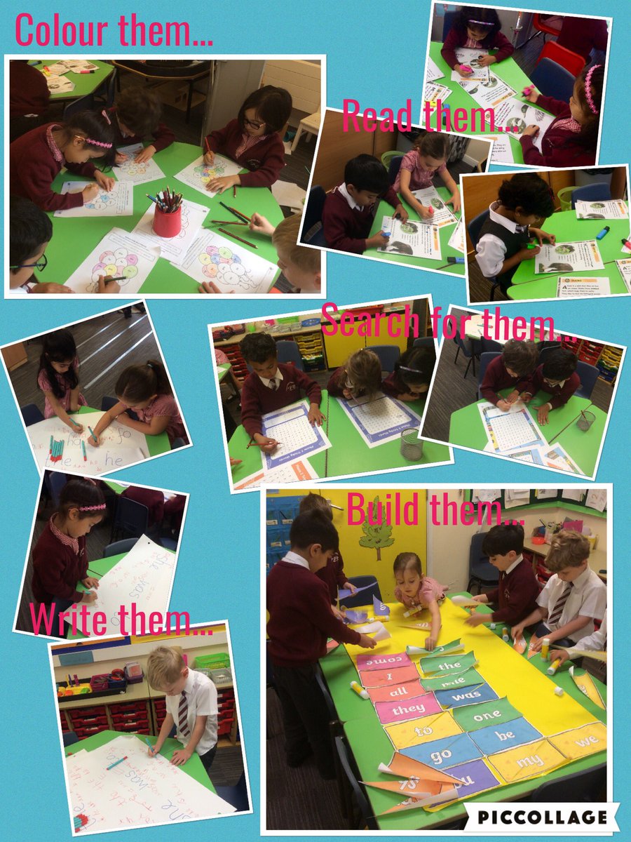 TyntesfieldZS's tweet photo. We found so many ways to practise our tricky words this morning..... https://t.co/dB1arX4kNd