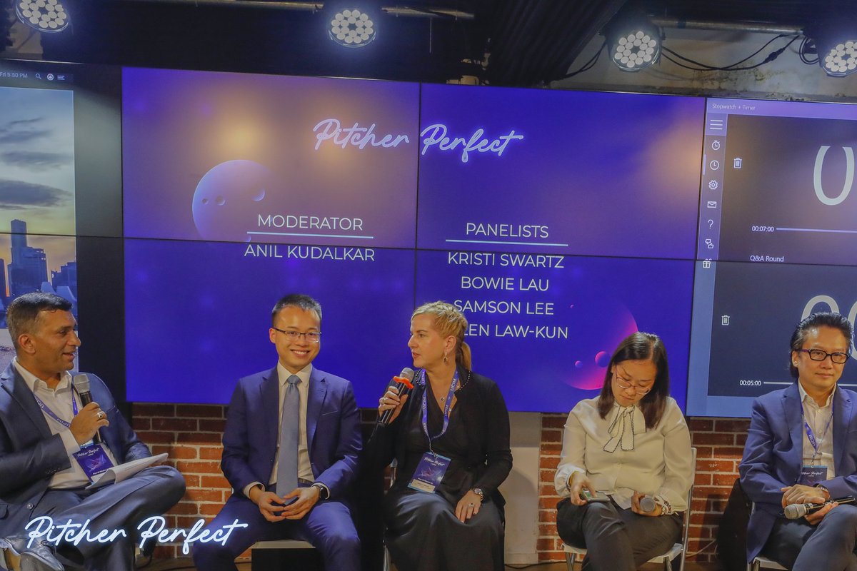The thought-provoking Panel Discussion of the 3rd edition of #PitcherPerfect #HongKong deliberated about the Inflow of New Investments into the Markets of Crypto and Blockchain.
We are thrilled by the participation of Bowie Lau, Kristi L Swartz, Samson Lee, and Galen Law-Kun.