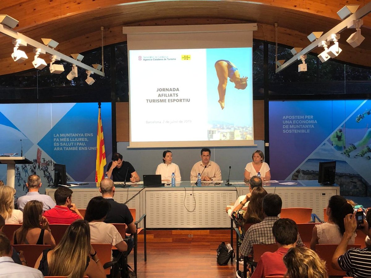 Ens trobem amb els afiliats a #turismeesportiu dels #ProgramesACT per treballar conjuntament el pla d'accions per l’#AnyTurismeEsportiu, presentar un estudi d’aquest segment i fomentar el treball en xarxa dels membres.