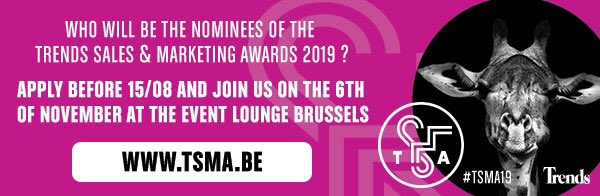 NathErdmanis's tweet photo. ✨MARKETEER WANTED!✨
Trends Sales &amp; Marketing Awards Trends-Tendances support their official new edition #TSMA19
All info here https://t.co/1Ngv72qzdo
Proud to be part of this qualitative &amp; challenging jury! 🧐
Registration before Aug 15th! @redacTendances #marketing #sales https://t.co/eN1M4FLa1L