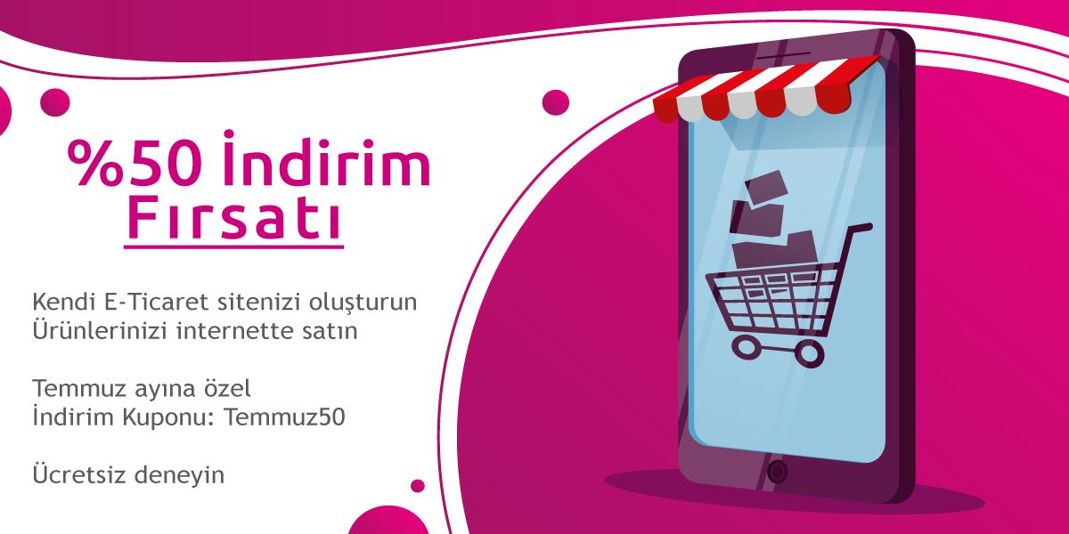 Kendi E-Ticaret Sitenizi Oluşturun
⏩ Şimdi %50 İndirimle Sadece 320 TL. 
😍 Kupon: Temmuz50
🌐 isimnette.com