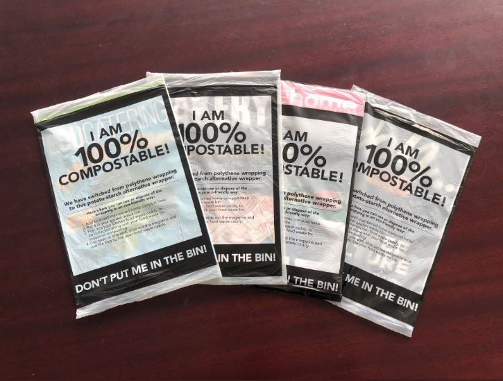 H2Opublishing's tweet photo. Have you noticed that your H2O title is now delivered #plasticfree in a fully-compostable eco wrap? Just in time for #PlasticFreeJuly! https://t.co/SEmnpuQSo4