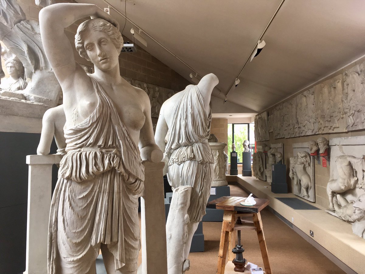 Day off....at Cambridge’s Museum of Classical Archaeology - stunning collection of casts of Greek and Roman sculpture. Replicas, but historical objects in own right <a href="/classarch/">Museum of Classical Archaeology</a>