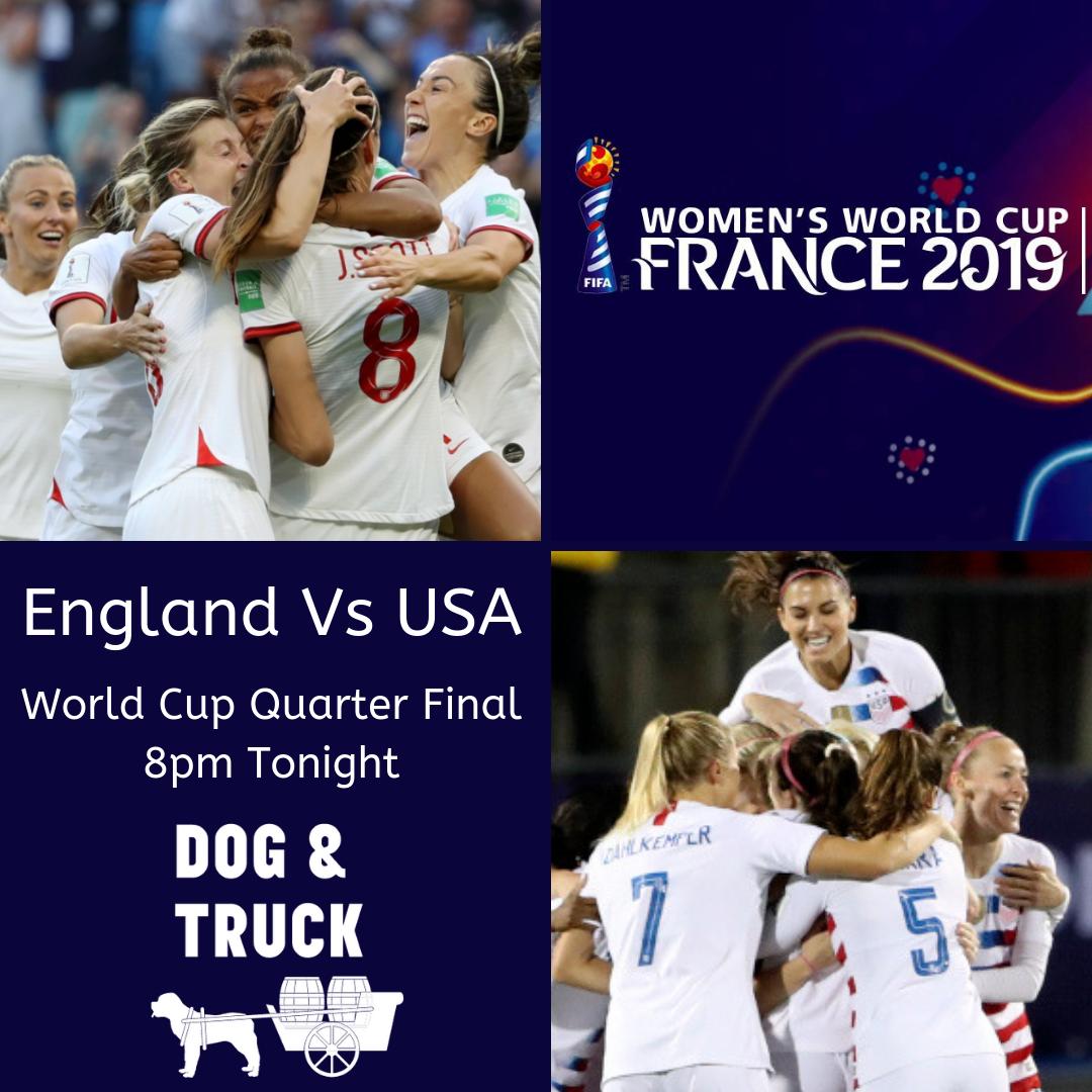 Showdown tonight!! Two great teams battle it out for a place in the semi-final! Come down, grab a pie and a pint for £10, and watch the match in the sunshine in one of our two sunny beer gardens!

#womensworldcup #england #leastlondon #england #usa #france2019 #footie #football
