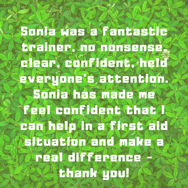 Tigerlily1staid's tweet image. Roxanne was very impressed with the course she attended in Watford and it is very reassuring to know that there are people walking around out there, equipped with the #firstaidknowledge that they need to help #savealife

#testimonialtuesday #firstaidtraining #firstaidtrainers