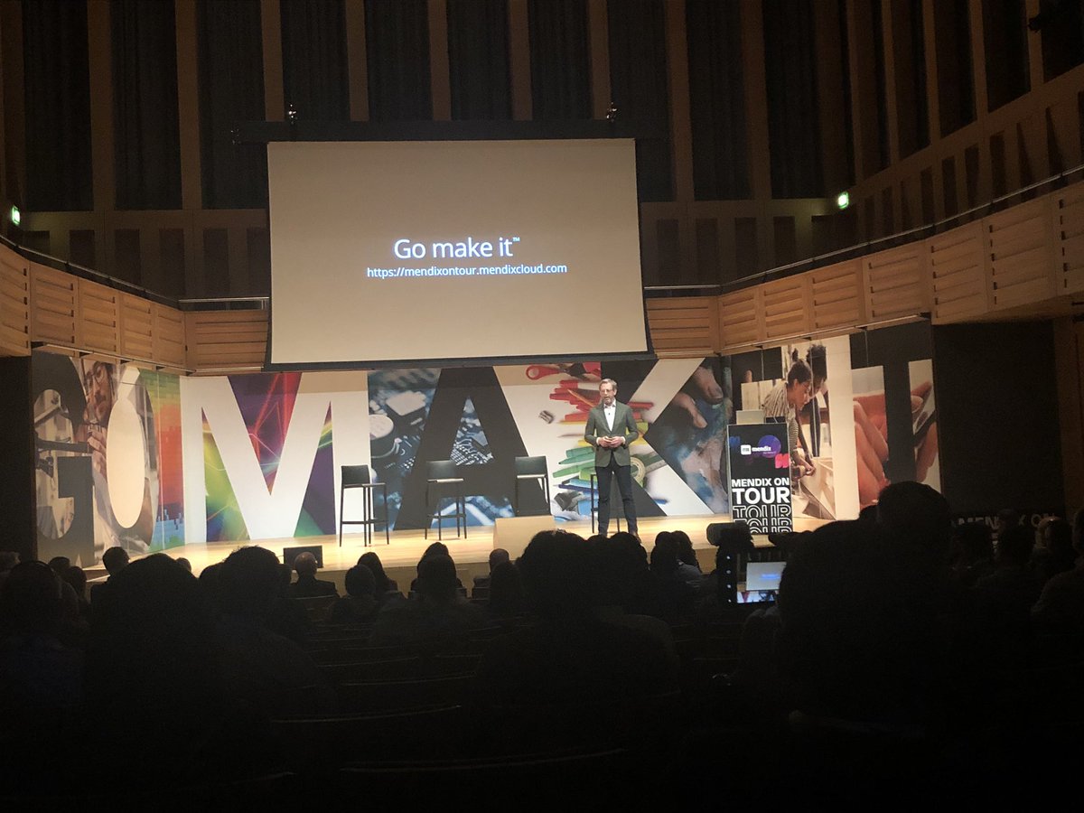 misssdavid's tweet photo. #MendixOnTour Our makers on stage stating why Mendix is a great tool for their business 👨🏻‍💻👩🏽‍💻#mendix https://t.co/aw8RwJnglQ