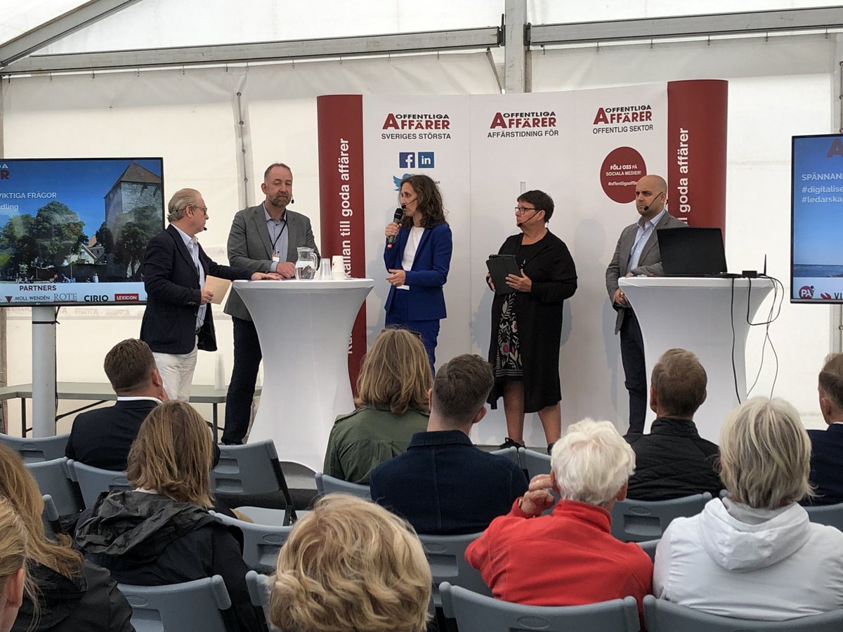 Spännande panelsamtal om riskerna i det digitala samhället! #Almedalen2019