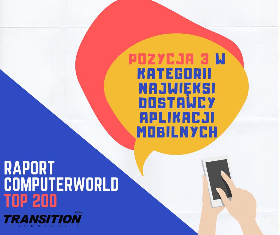 tt_high_tech's tweet photo. W zeszłym tygodniu ukazał się Raport @ComputerworldPL #Top200 za 2018 rok. Jesteśmy zadowoleni z wyników! #raportComputerworld #ComputerworldTop200 #IT #energetyka #TransitionTechnologies https://t.co/uEoPFvW3vg