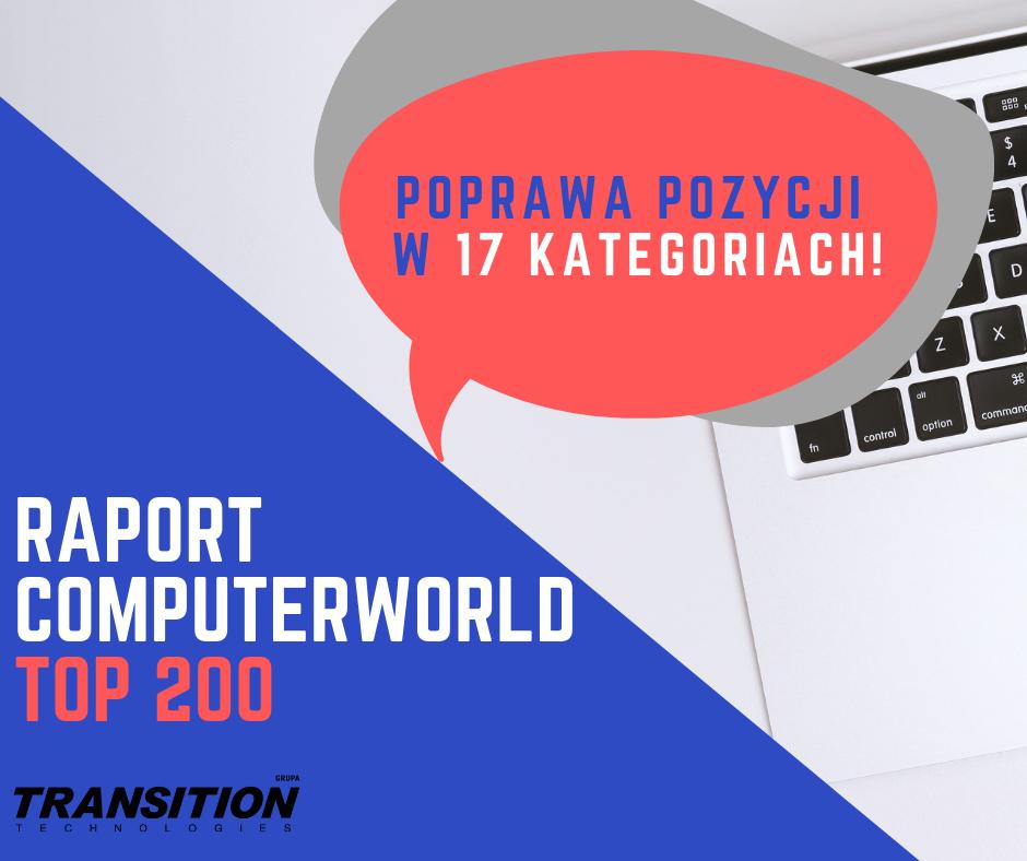 tt_high_tech's tweet photo. W zeszłym tygodniu ukazał się Raport @ComputerworldPL #Top200 za 2018 rok. Jesteśmy zadowoleni z wyników! #raportComputerworld #ComputerworldTop200 #IT #energetyka #TransitionTechnologies https://t.co/uEoPFvW3vg