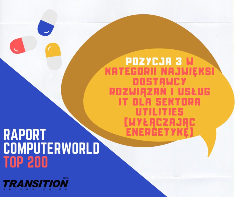 tt_high_tech's tweet photo. W zeszłym tygodniu ukazał się Raport @ComputerworldPL #Top200 za 2018 rok. Jesteśmy zadowoleni z wyników! #raportComputerworld #ComputerworldTop200 #IT #energetyka #TransitionTechnologies https://t.co/uEoPFvW3vg