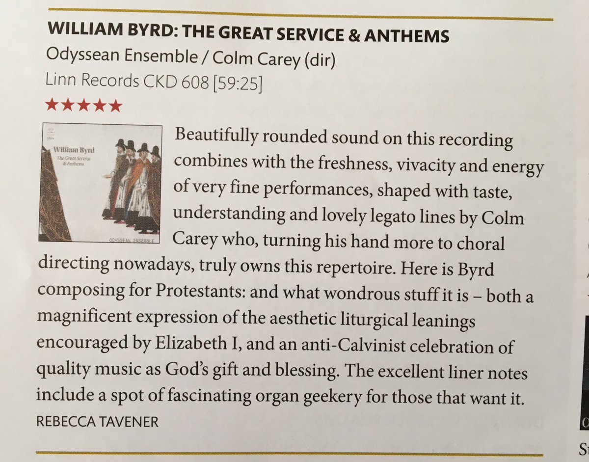 Nice review of our Byrd CD..