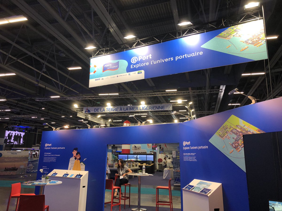 ClusterMaritime's tweet photo. @portsdefrance à @LaMerXXL avec @PortBordeaux @nantesport @ArmateursFR @UNIM_Ports @UnionTLF #ffpm @jph_casanova #amcf pour présenter sa nouvelle application ludique @port. Téléchargez-la et explorer l’univers #portuaire. https://t.co/GG74mg3n4a