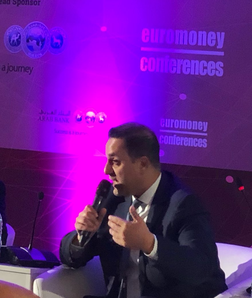 Aloquili's tweet photo. Jordan competitiveness rely on High skilled human capital services - HE. Minister of @MoPIC_Jordan Mohamad Al-Ississ @EuromoneyConf #Emjordan #Jordan https://t.co/ruKV38DGpK
