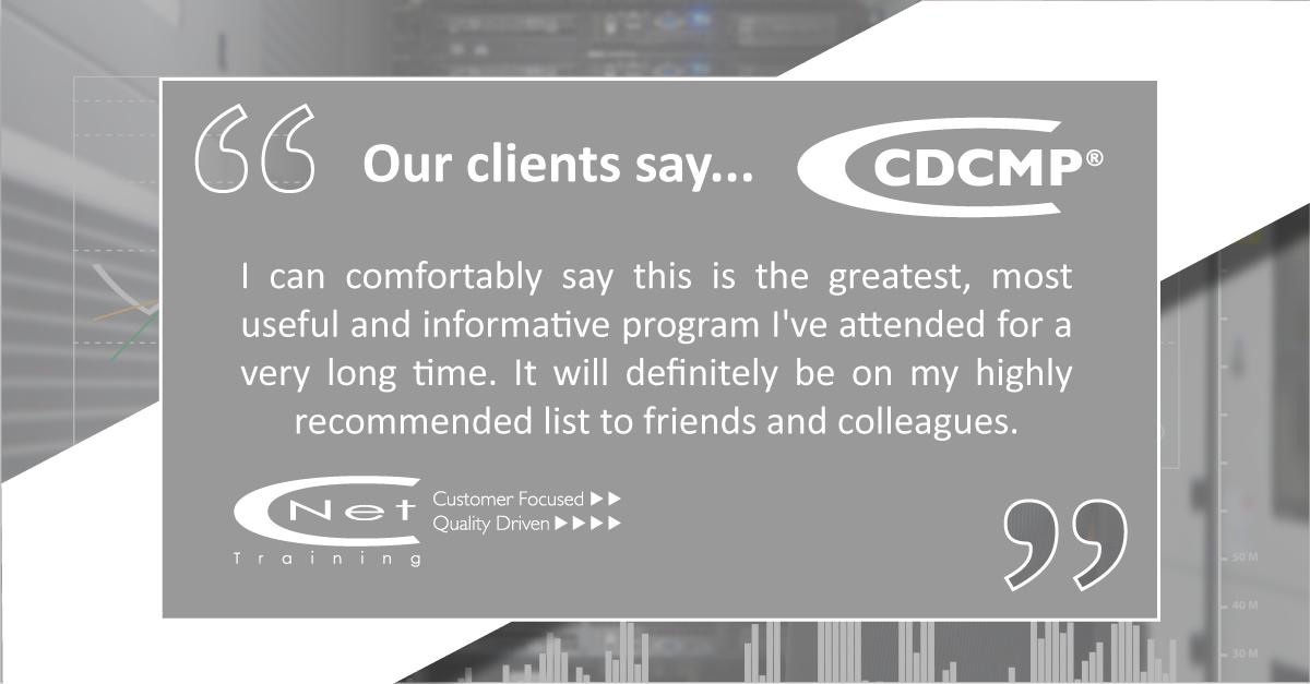 CNettraining's tweet image. One of CNet Training's most popular programs, the Certified Data Center Management Professional (CDCMP®), always receives great feedback. 
 
Find out more on the program and next available dates here: 
bit.ly/322z0oY
#datacentereducation #cnettraining #cdcmp