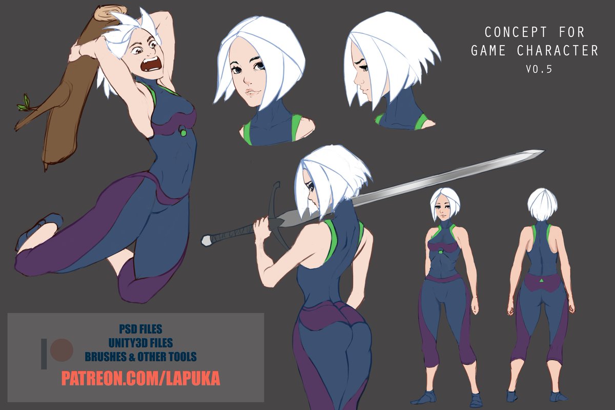 lapuka_art's tweet photo. Working on a game, will be giving away PSD/UNITY files through my patreon #gamedev #unity3d #unity2d https://t.co/DyO58ZzjVB https://t.co/XK6Z2kPPwS
