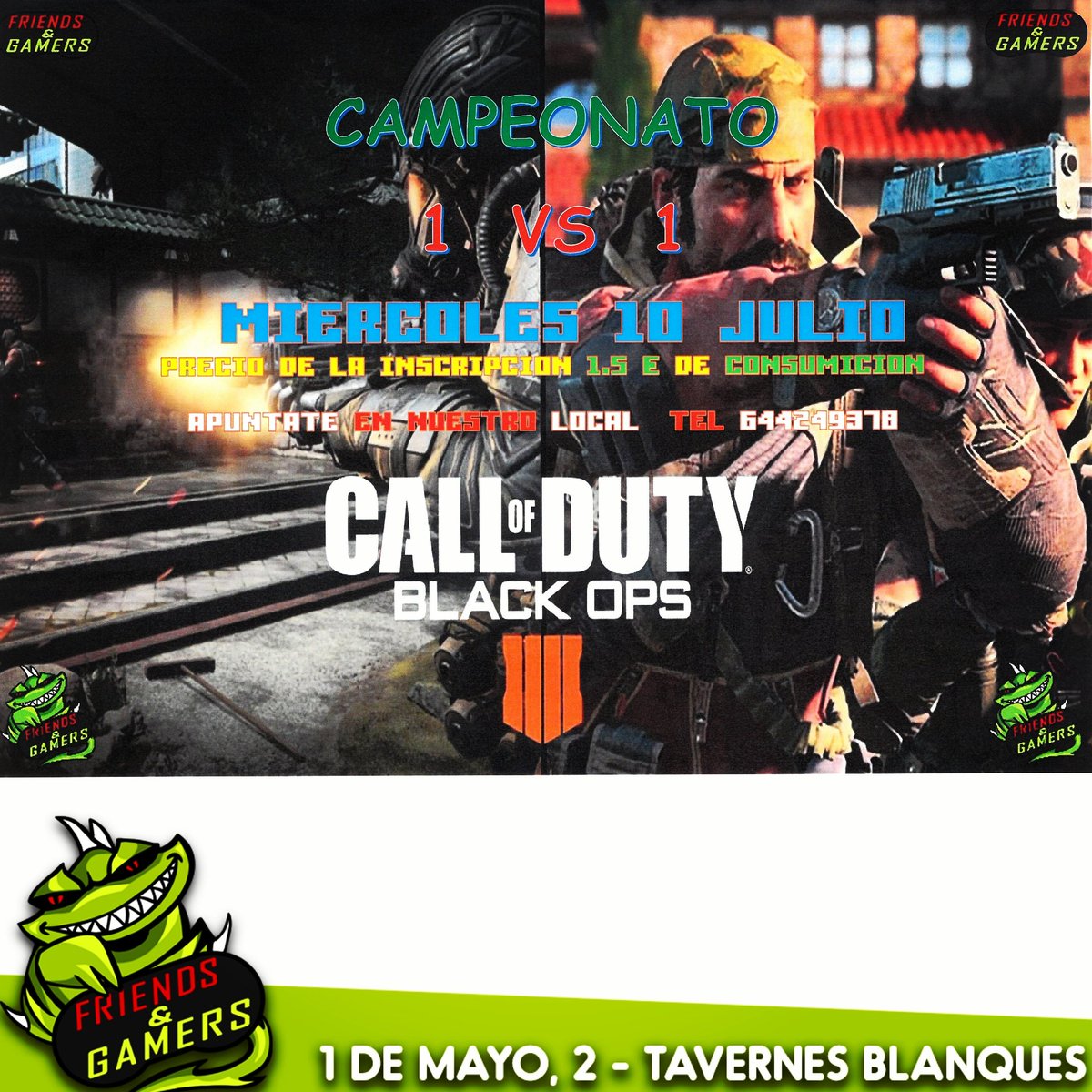 Sabes jugar al Call of Duty? 
Demuestralo.