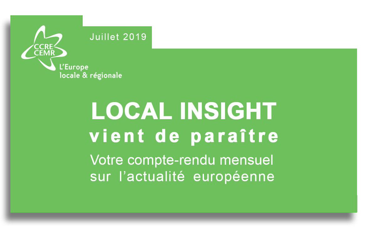CCRECEMR's tweet image. #LOCALINSIGHT vient de paraître. A ne pas manquer : notre interview avec l&apos;eurodéputée @bricmontsaskia sur ses ambitions en matière climatique pour le nouveau mandat UE et notre étude sur le rôle des associations de #colterr dans la gouvernance de l&apos;UE ► bit.ly/2Lt4Mpf