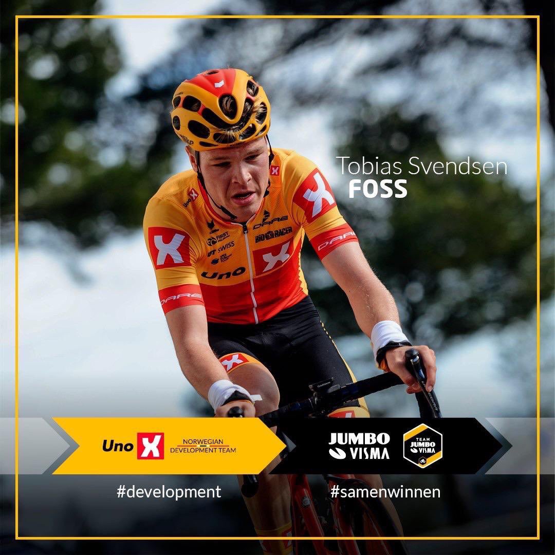 😃 Superhappy to announce that I will ride for @JumboVismaRoad the next 2 years! Looking forward to the future and to be a part of the family! A huge thanks to @AGEnsrud , @UnoXteam, @JokerFuelNorway and @lillehammerck for helping me on the way, wouldn’t made it without you!👊🏼