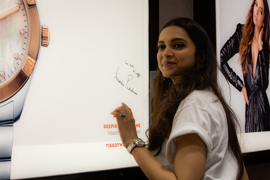 Tissot Brand Ambassador Deepika Padukone Launched Its New Boutique