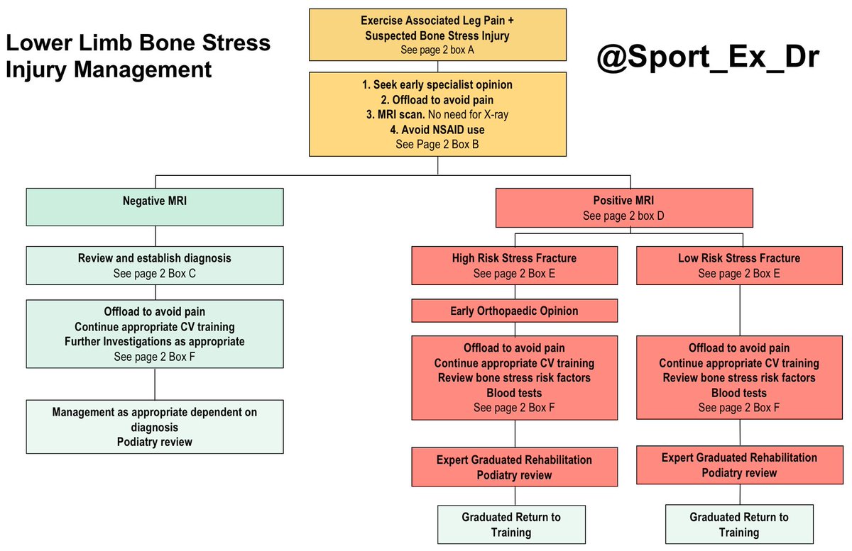 Sport_Ex_Dr's tweet photo. Practical guideline for suspected bone stress injury and stress fracture management https://t.co/nPhdAvoDYk