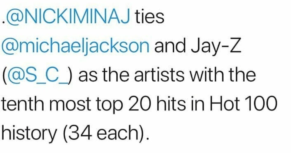MrImpeccable_GY's tweet photo. And the Queen of Rap, CONQUERED once again.... LET'S GET IT INTO THE TOP 10 NEXT WEEK. SO, BUY & STREAM PEEPS! Another history record broken.... #Legendary @michaeljackson @S_C_ @NICKIMINAJ #MEGATRON @billboard #megatronvideo https://t.co/DQSFqev8Wd