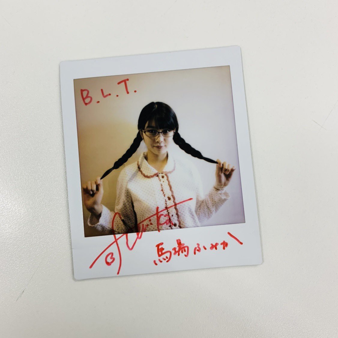 馬場ふみか チェキ B.L.T.編集部 on X: