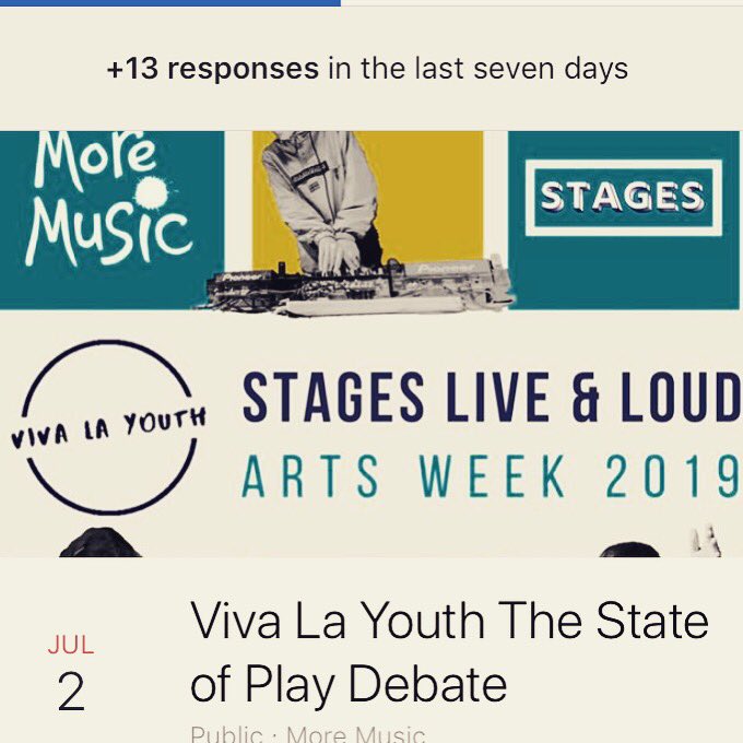 rachelcarpediem's tweet photo. @JoeSlowHG @CathSewell @LozKaye @FlashCarpe  @CuriousMindsNW  @MoreMusic1  young people come together with guests representing the formal and informal music education sector to share experiences, opinions  &amp; research about the impact of music education tonight 🙌🙌
#vivalayouth https://t.co/dC9dEHXvcn