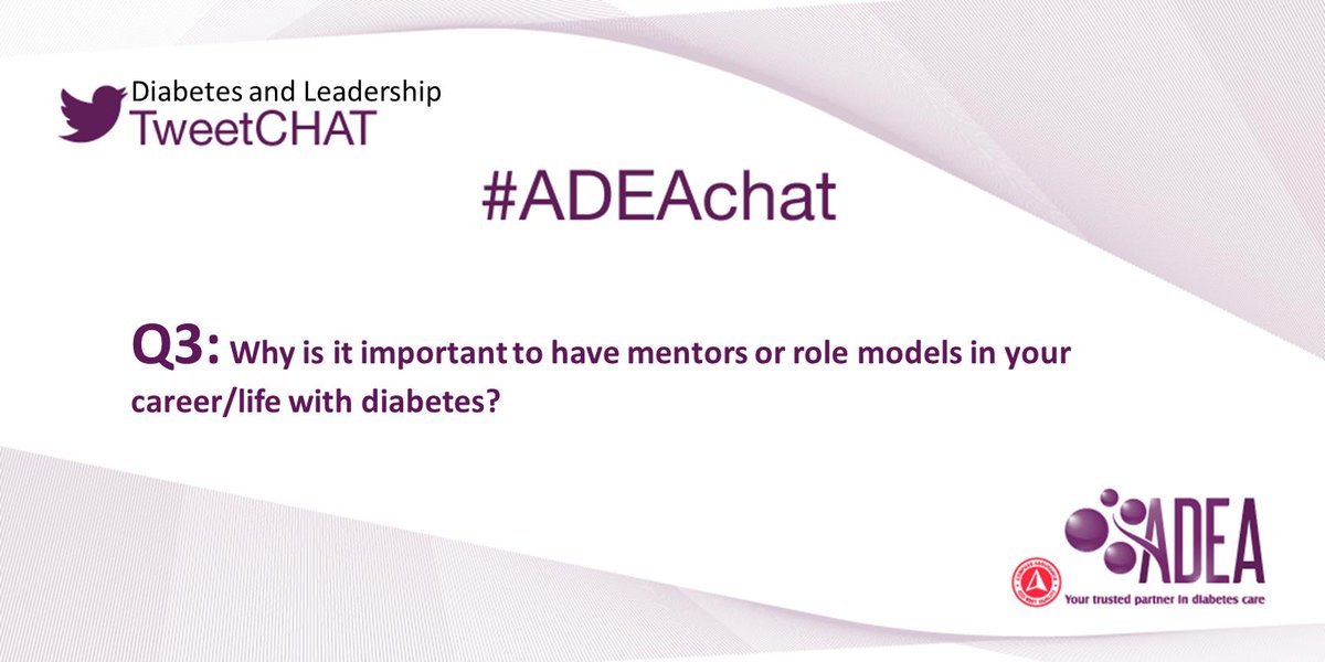AusDiabetesEd's tweet photo. I believe we may have already started talking about this point but here is our next question!

Q3. Why is it important to have mentors or role models in your career/life with diabetes?

#ADEAchat https://t.co/f393qItrN1